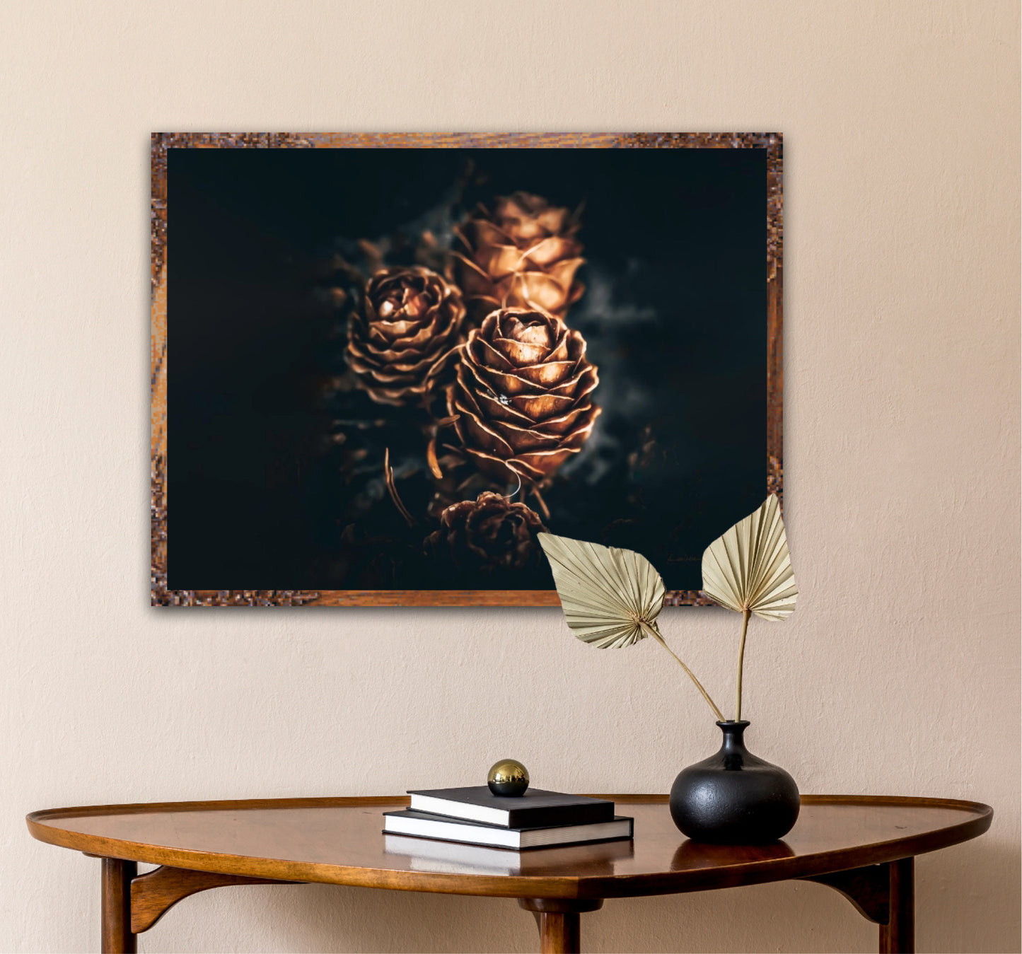 Pinecone love - landscape format