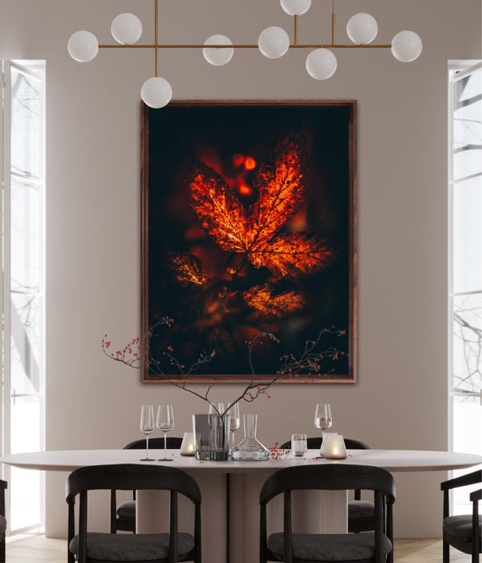 Fiery leaf