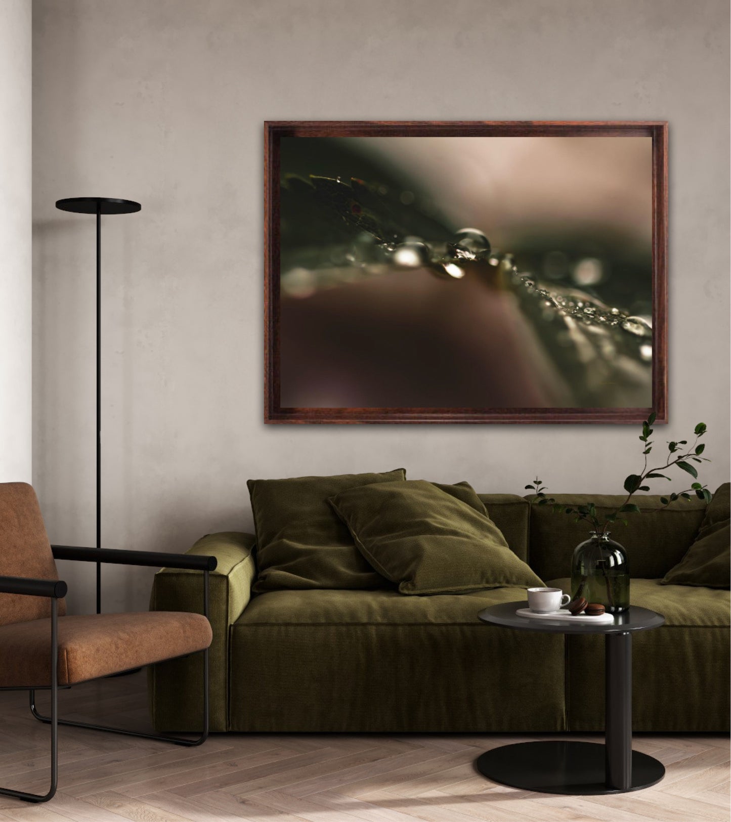 Green diamonds - landscape format