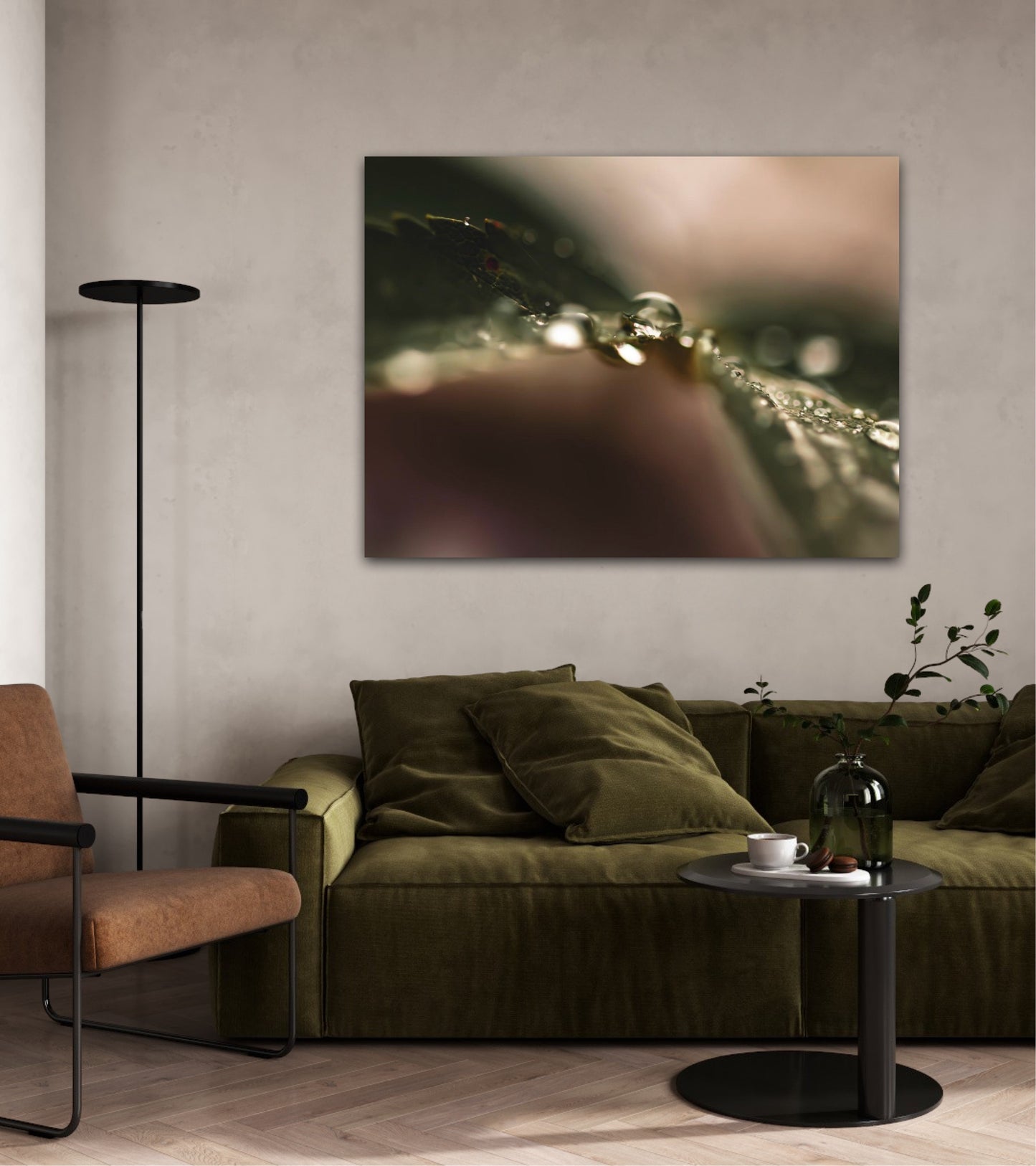 Green diamonds - landscape format