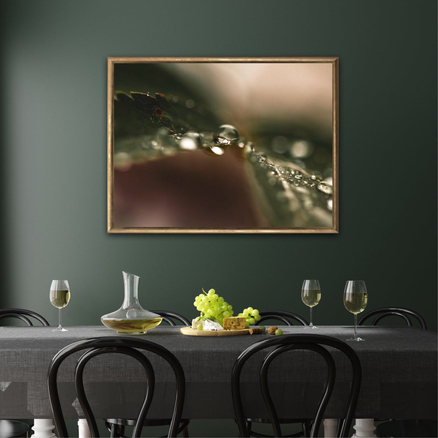 Green diamonds II - landscape format