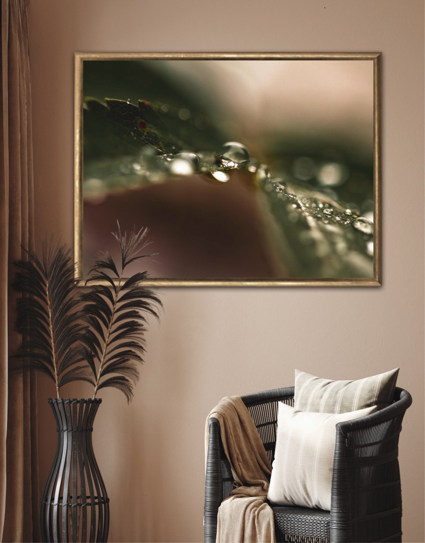 Green diamonds II - landscape format