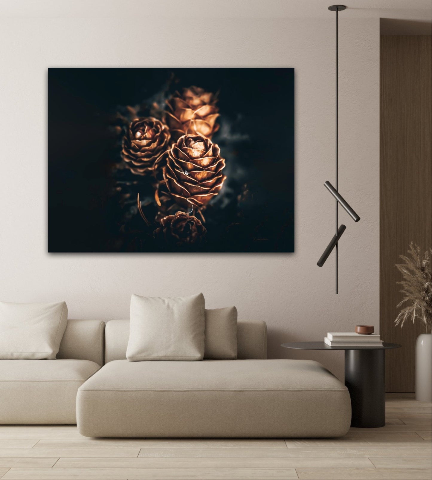 Pinecone love - landscape format