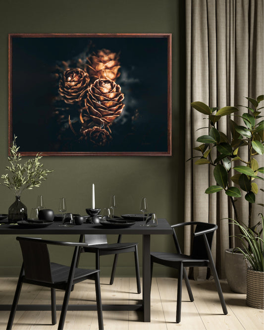 Pinecone love - landscape format