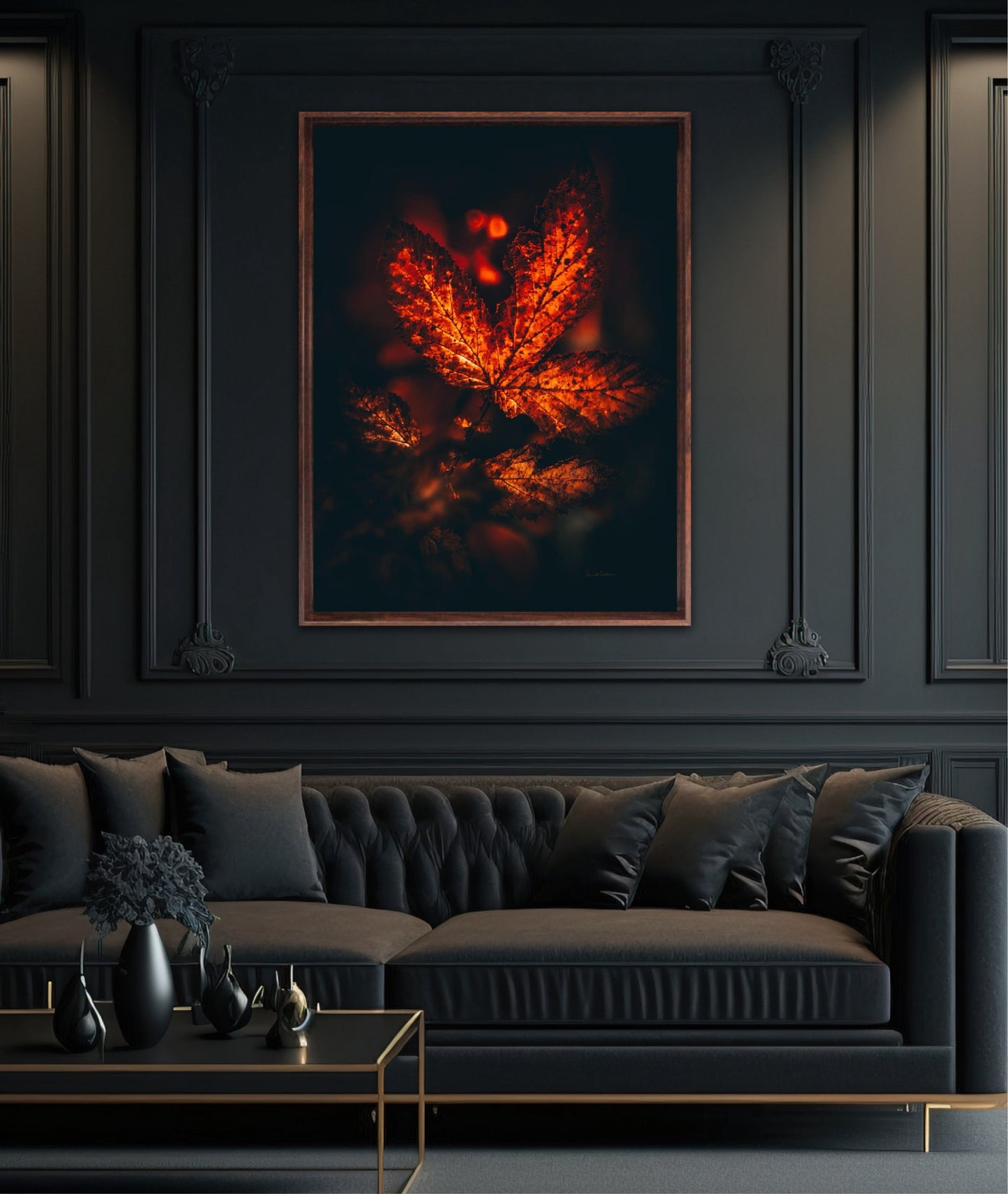 Fiery leaf