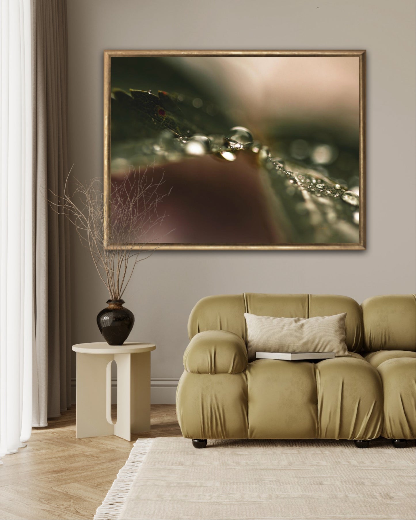 Green diamonds II - landscape format