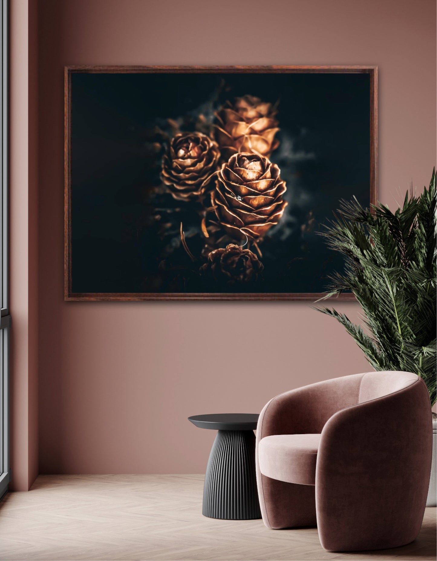 Pinecone love - landscape format