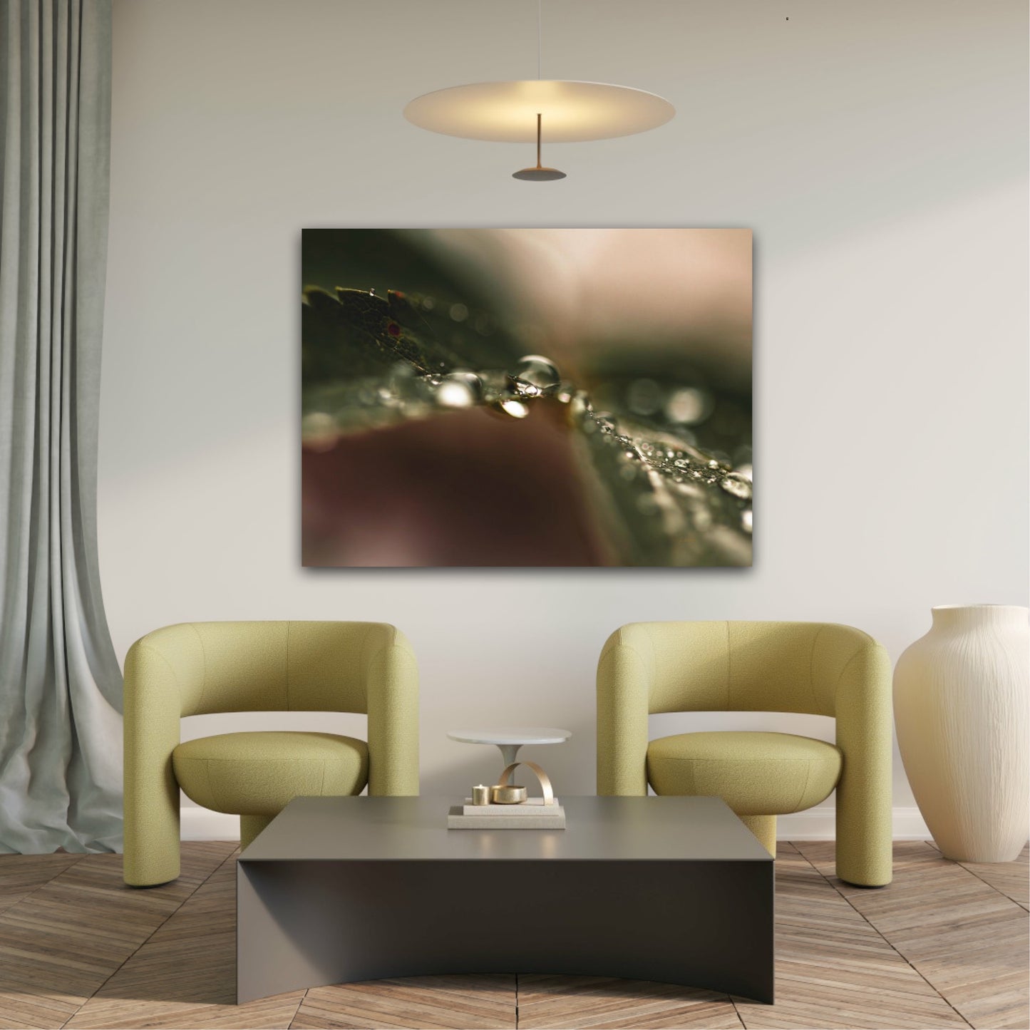Green diamonds II - landscape format