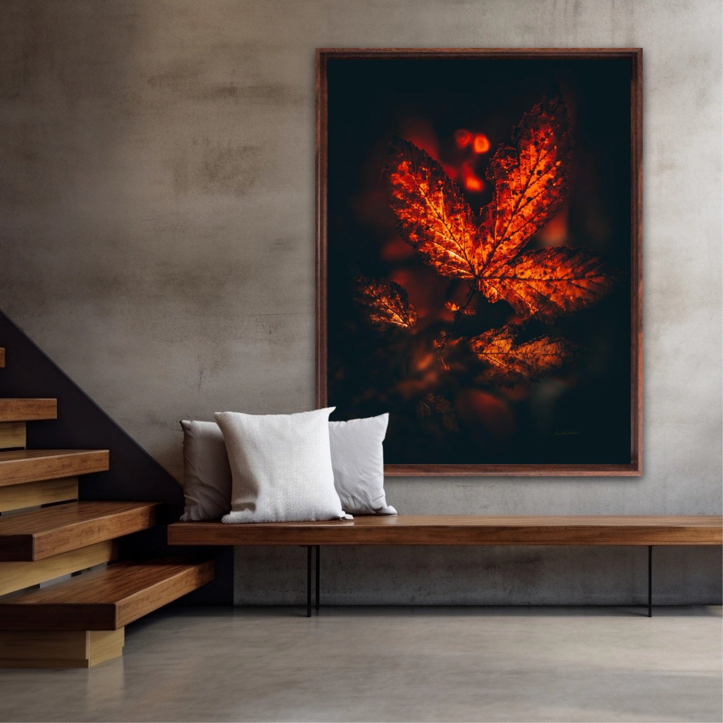 Fiery leaf