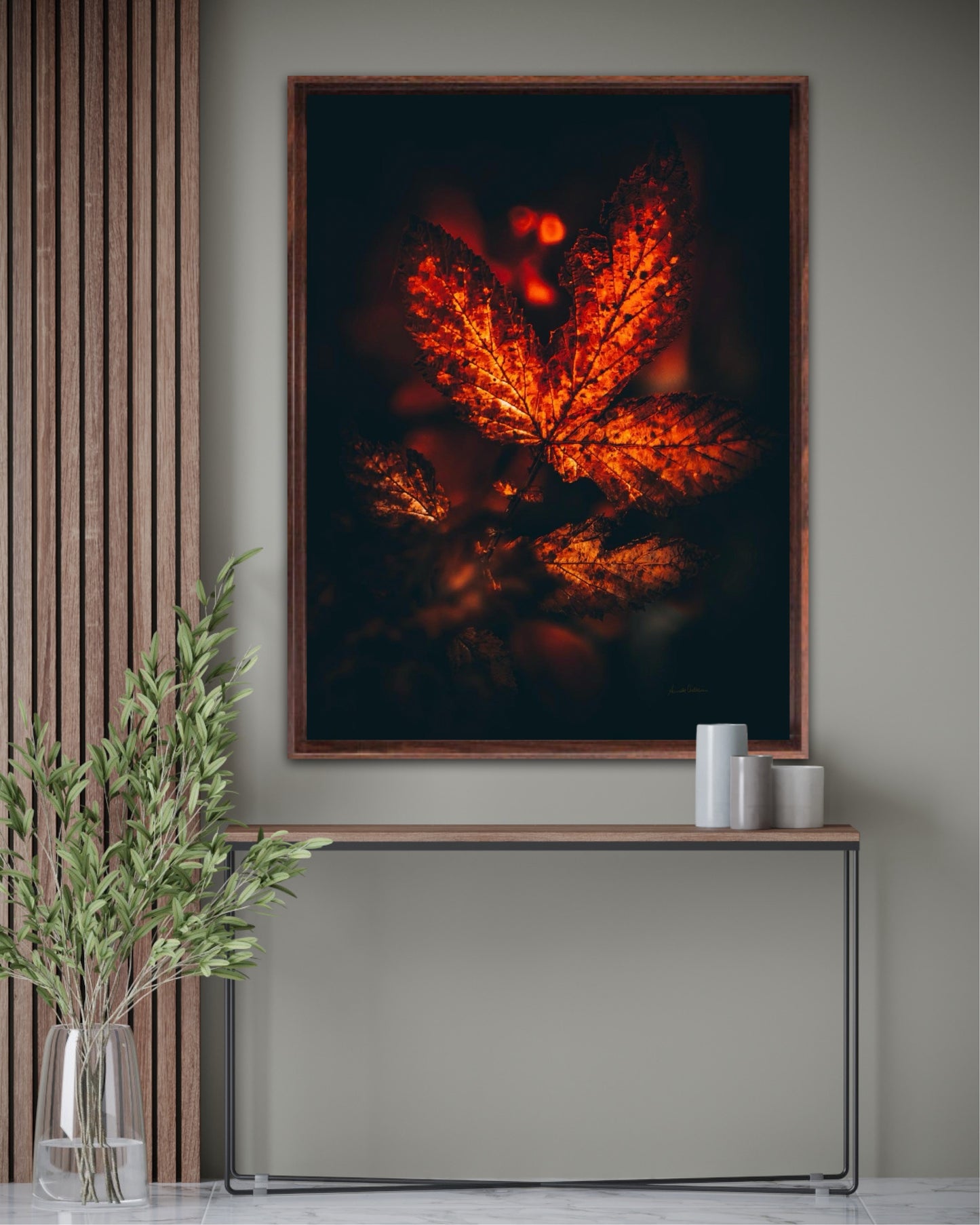 Fiery leaf