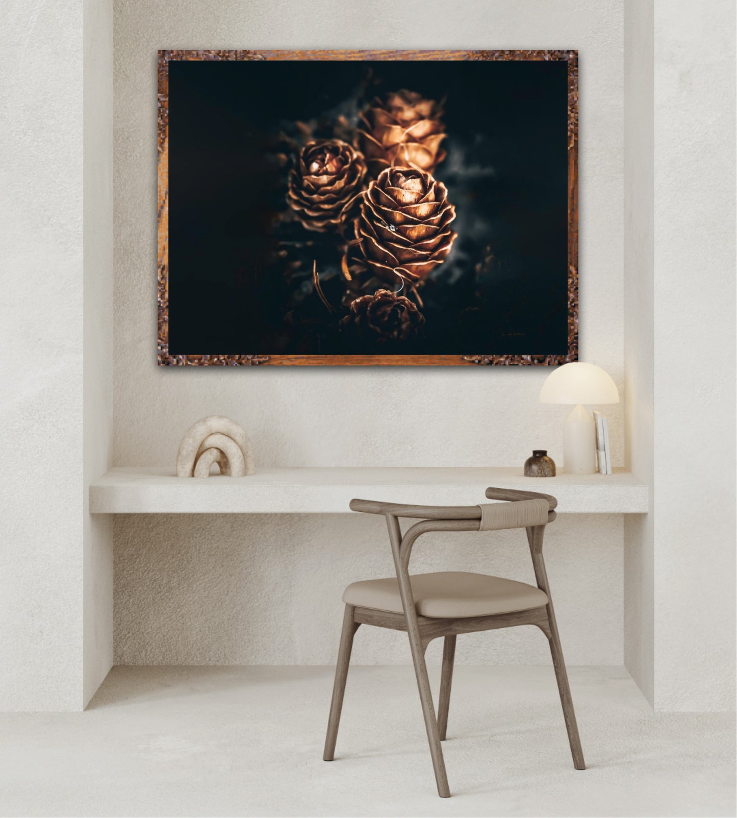 Pinecone love - landscape format