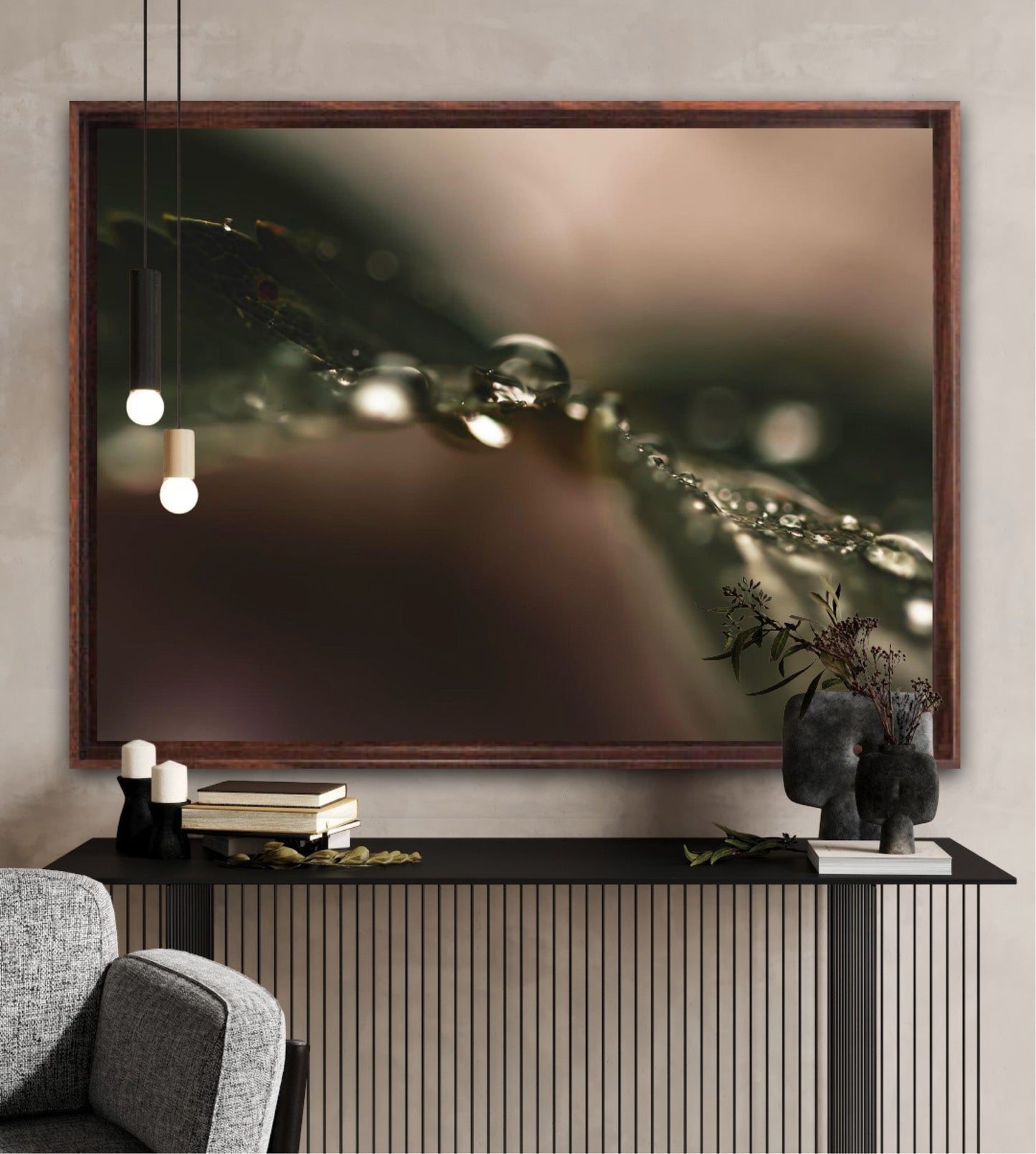 Green diamonds - landscape format