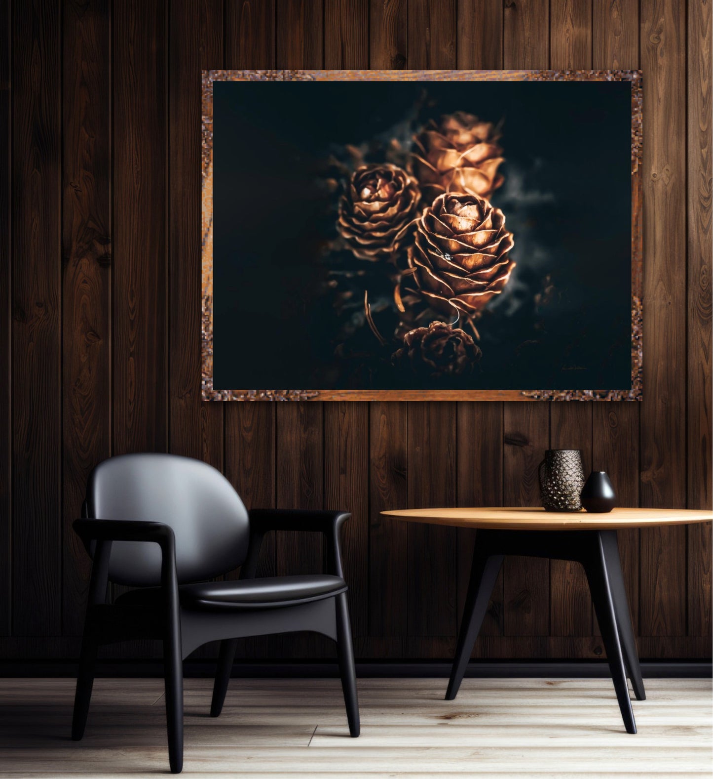 Pinecone love - landscape format