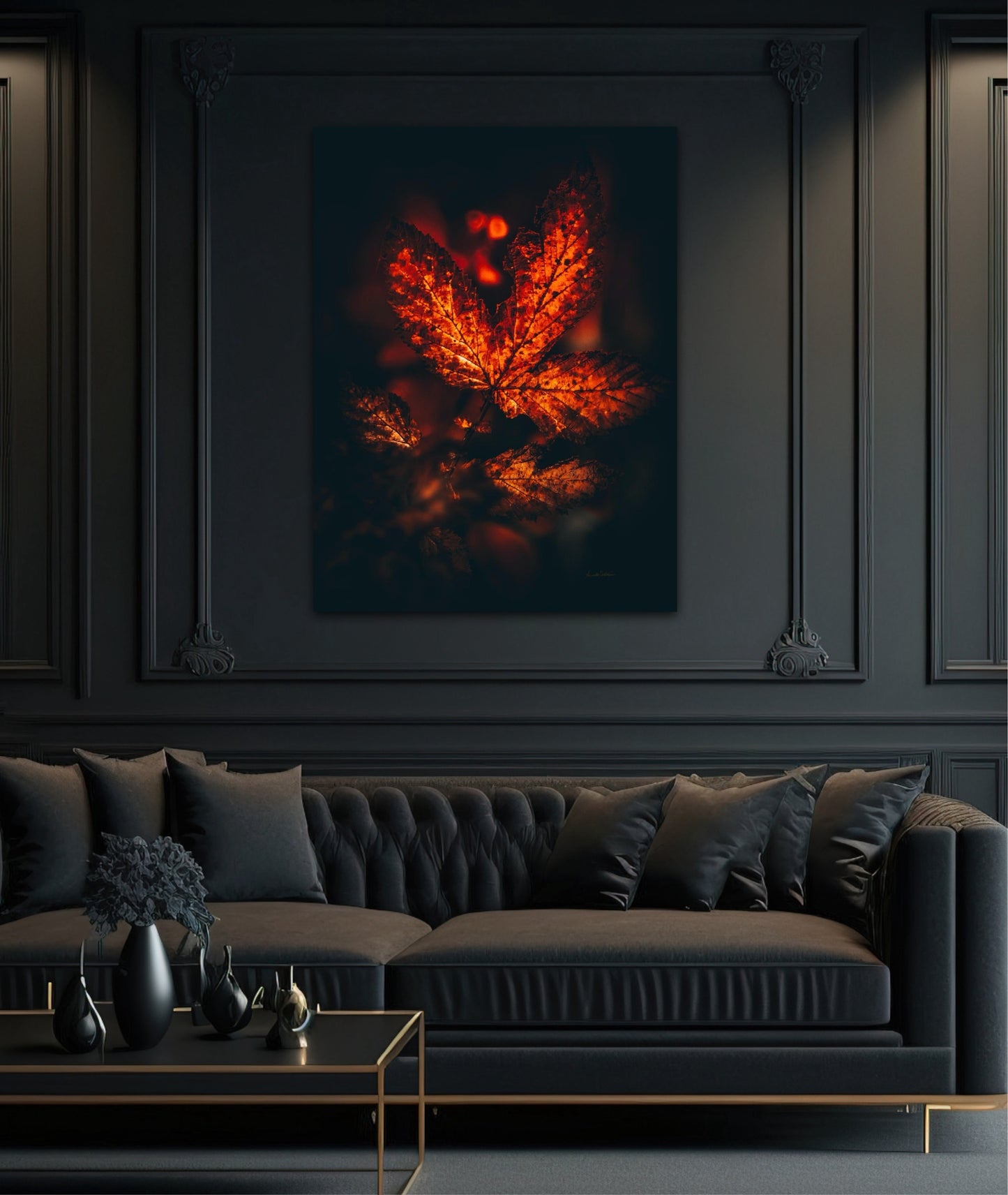 Fiery leaf
