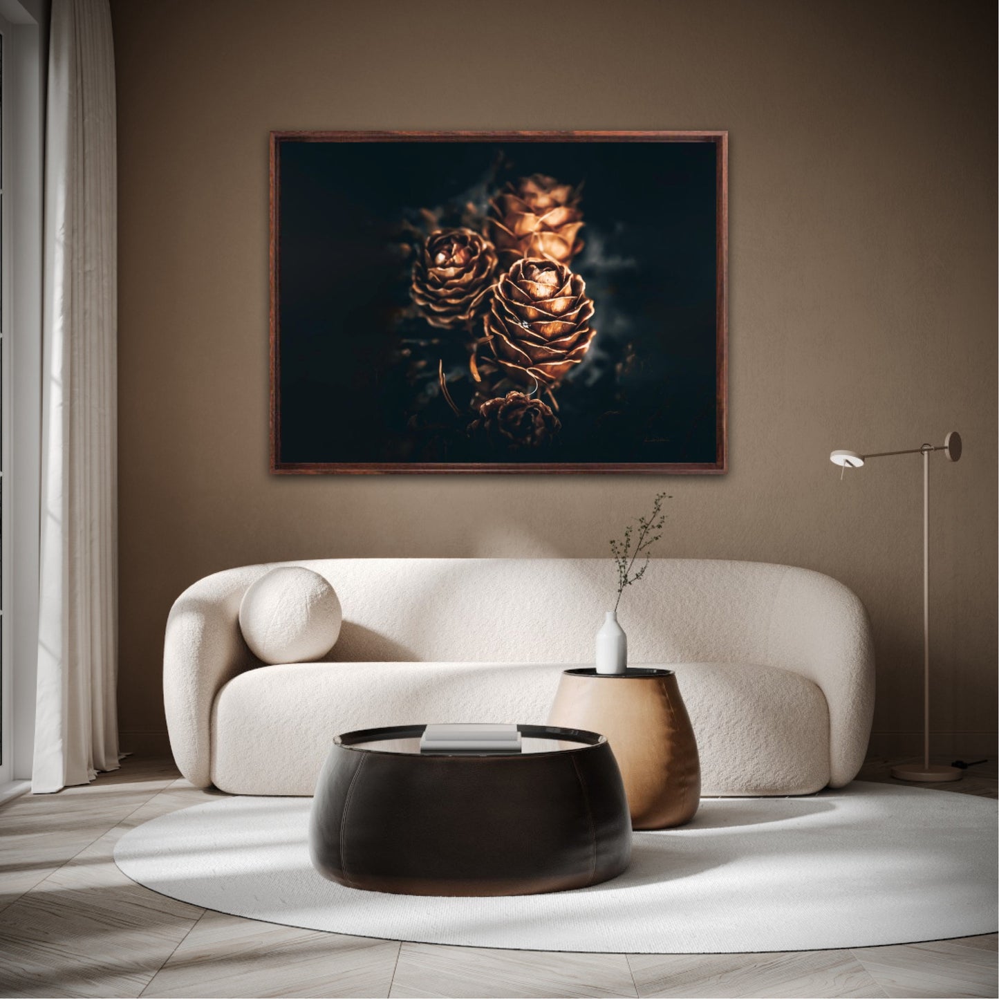 Pinecone love - landscape format