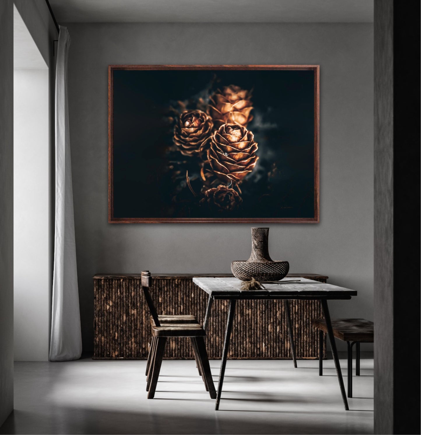 Pinecone love - landscape format