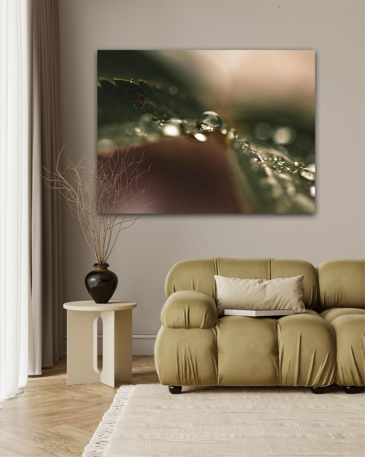 Green diamonds II - landscape format