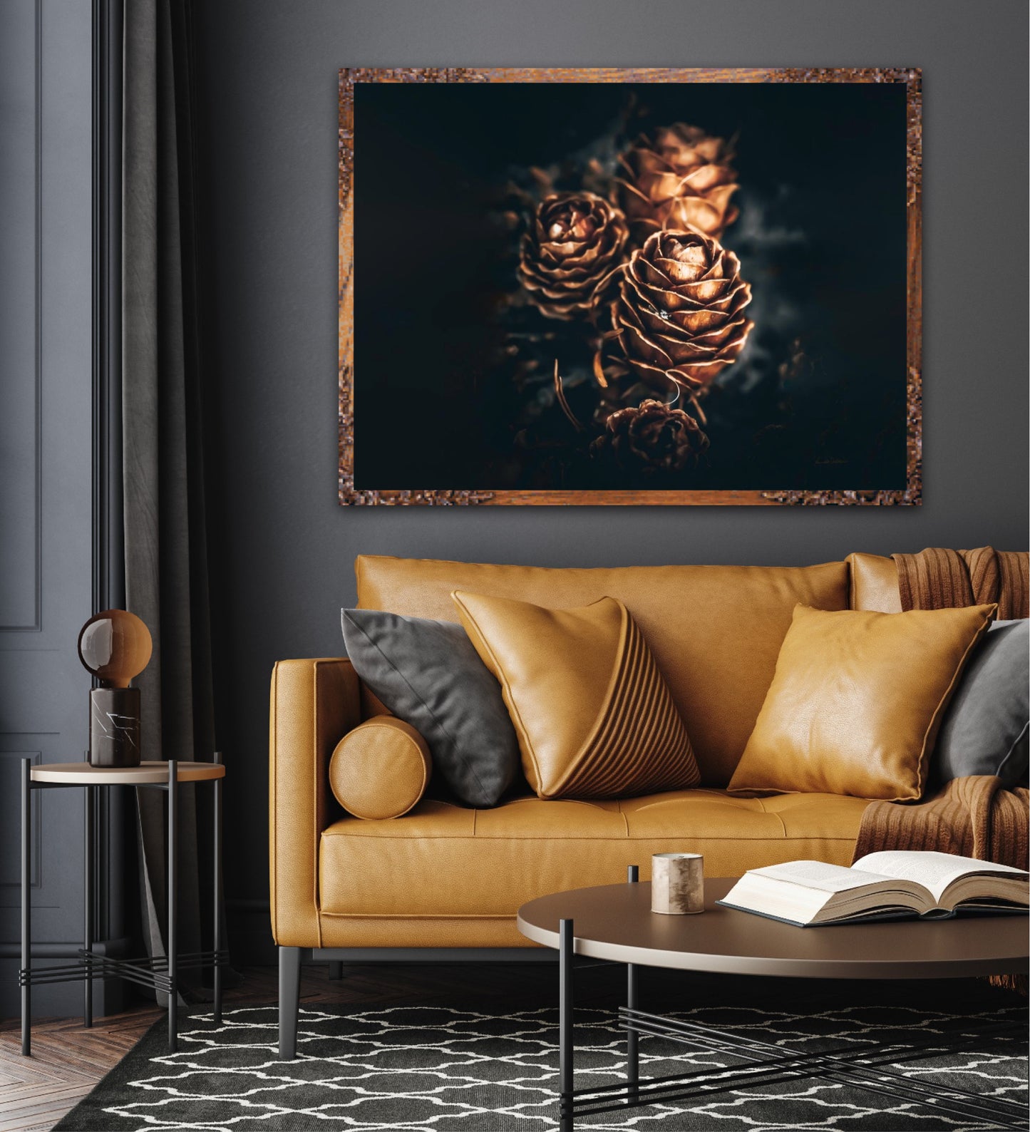 Pinecone love - landscape format
