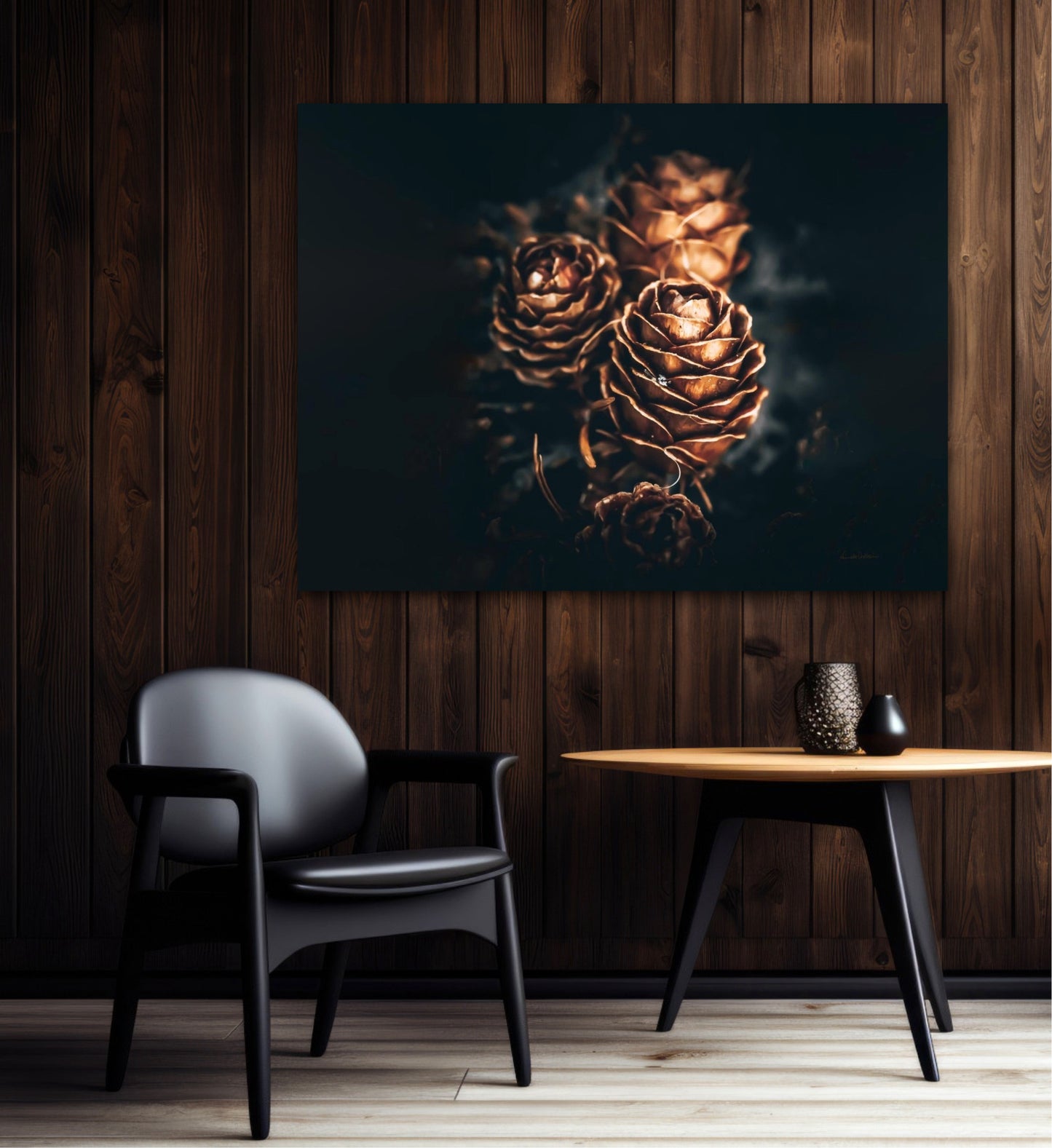 Pinecone love - landscape format
