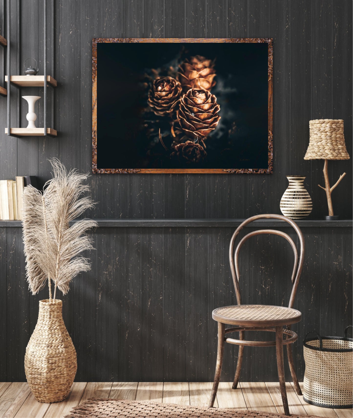 Pinecone love - landscape format