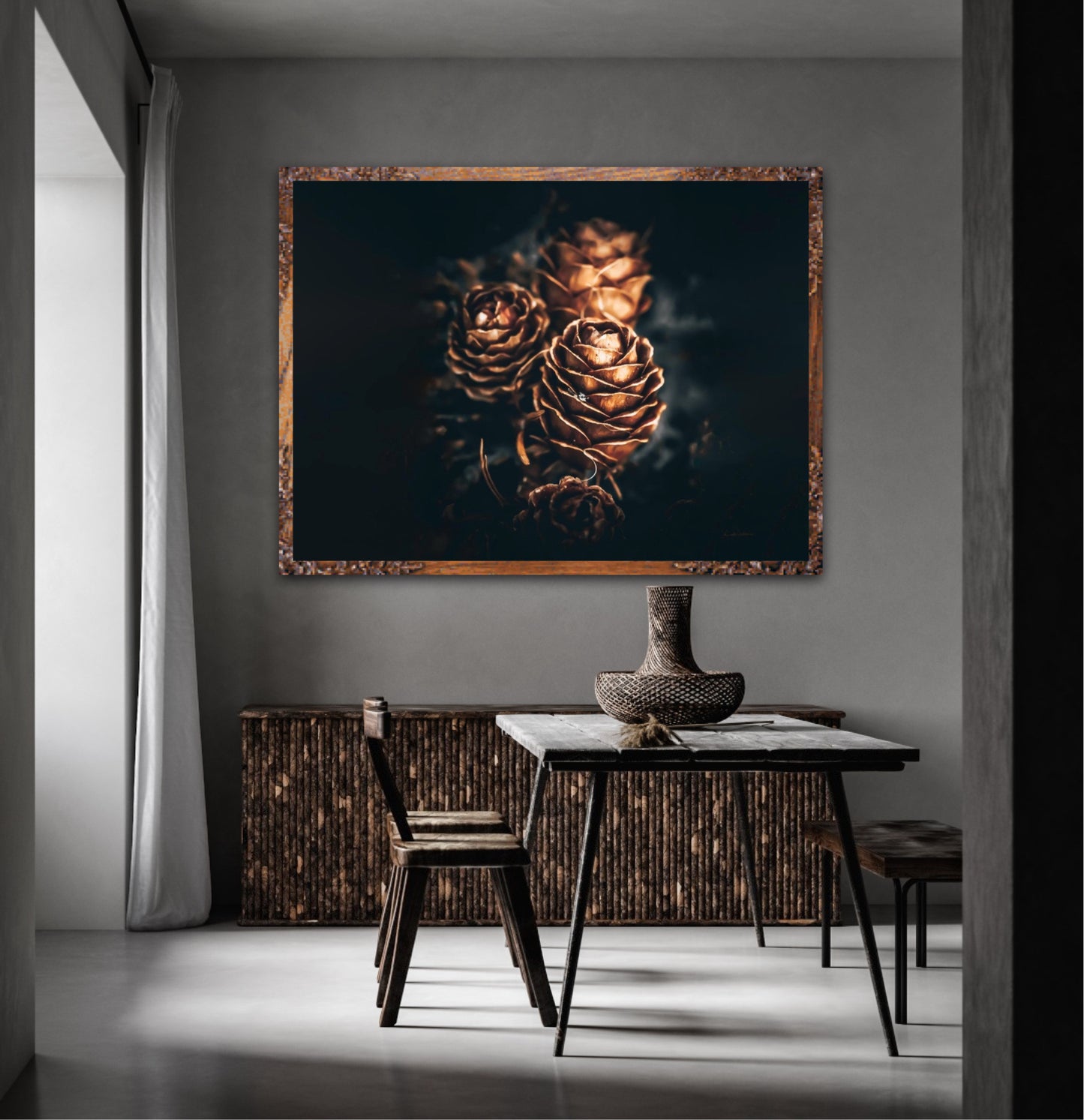 Pinecone love - landscape format