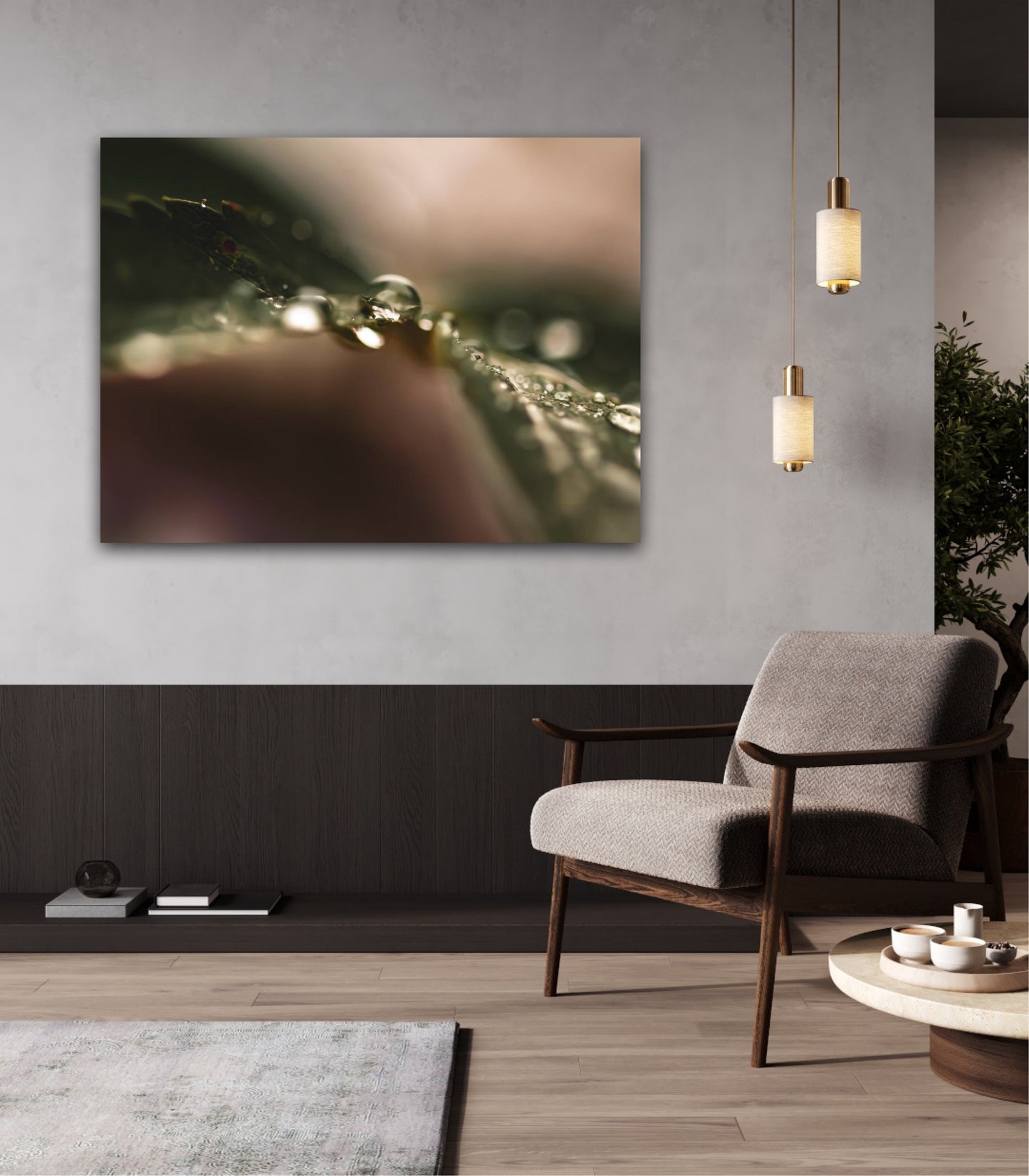 Green diamonds - landscape format