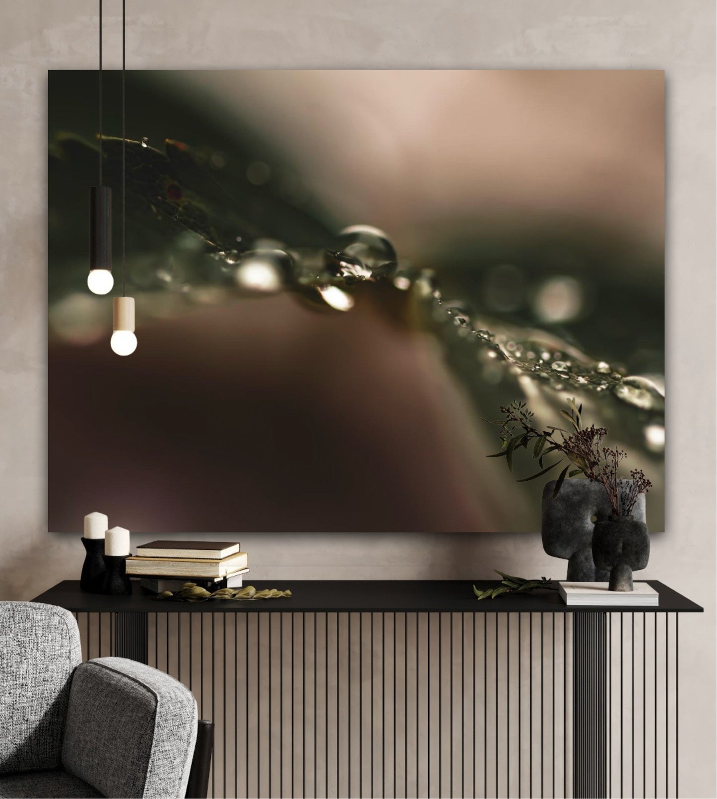 Green diamonds - landscape format