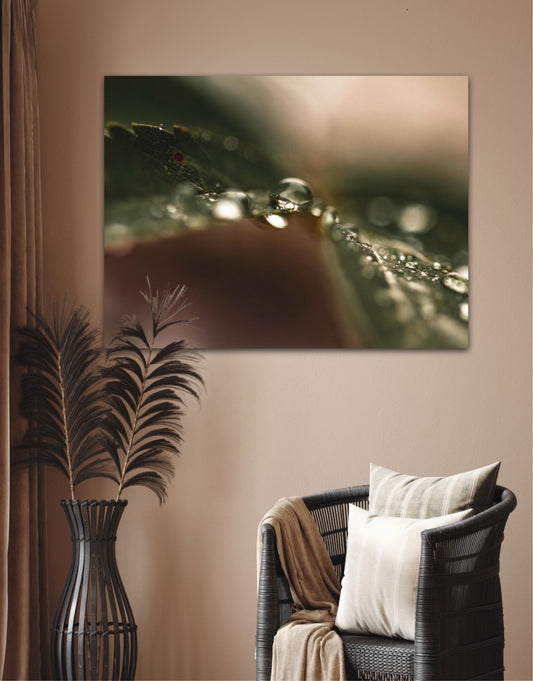 Green diamonds II - landscape format